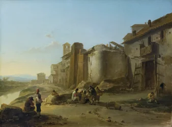 Vue du Tibre, près de la ripa bianca, 1641