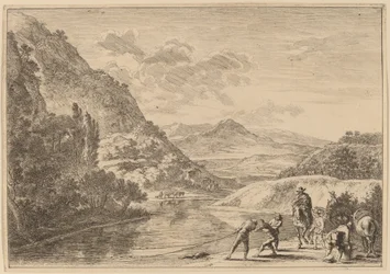 Pêcheurs au Tibre, près du Soracte