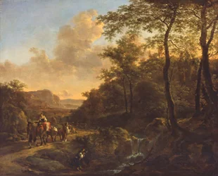 Scène de la campagne romaine