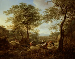 Le gué et la halte des voyageurs