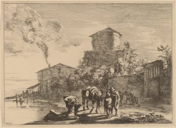 Le conducteur de mulet, via Appia