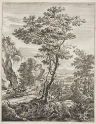 Le grand arbre, tiré de Upright Italian Landscapes