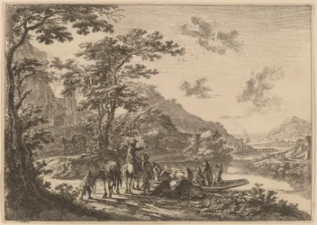 Vue du Tibre dans la Campagne