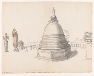 Stupa cinghalais à Moegerikalle