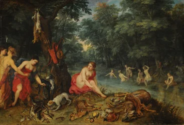 Bain de nymphes (Les nymphes de Diane revenant de la pêche)