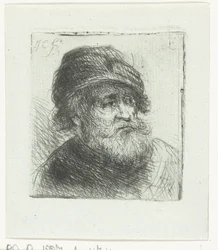 Vieil homme avec turban