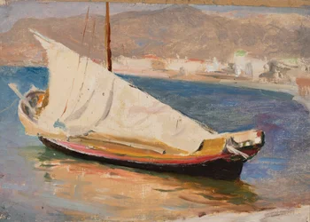 Bateau à voile - Yalta. D