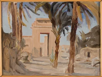 Entrée du temple de Karnak. D
