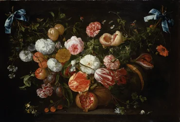 Une guirlande de fleurs