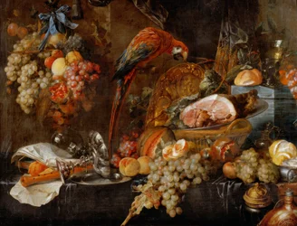Nature morte au perroquet