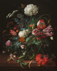 Vase de fleurs, vers 1660