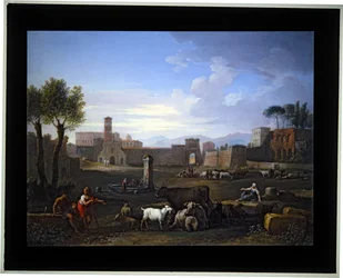 Ensemble de quatre caprices ; (1) Campo Vaccino