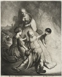 Loth et ses filles, 1631