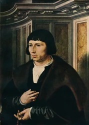 Homme avec un chapelet, vers 1525