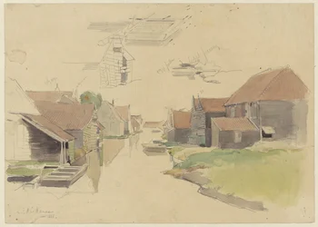 Études de maisons dans le quartier Vinkenbuurt, Amsterdam