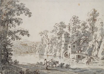 Le Moulin à eau près du gué