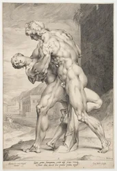 Un Romain enlevant une femme Sabine