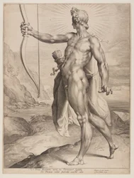 Apollon terrassant le python