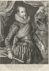 Portrait du roi Christian IV de Danemark et de Norvège