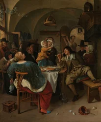Scène de famille, 1660-79