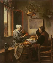 La Grâce avant le repas, 1660