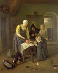 Famille de paysans à l