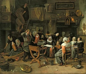 La fête du baptême, 1668