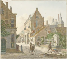 La Waardpoort et le Oude Gracht à Utrecht