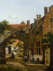 Cour intérieure à Utrecht