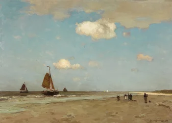 Scène de plage. 1887