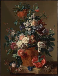 Vase de fleurs, 1722