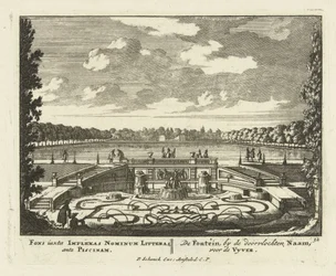 Fontaine au grand étang dans les jardins du Palais Het Loo, 1695-1705