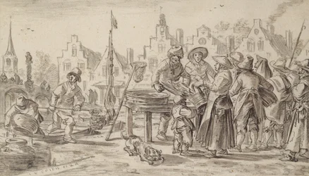 Marché aux poissons, 1624
