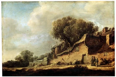 Paysage avec une chaumière paysanne, 1631