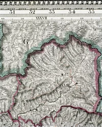 Carte du royaume de Hongrie, imprimée par Godfried