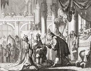 Couronnement du roi Guillaume III et de la reine Marie II, 11 avril