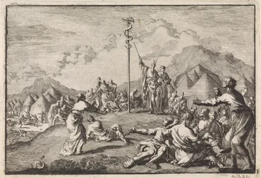 Érection du serpent d