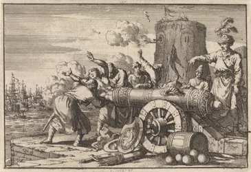 Pendant le bombardement français d