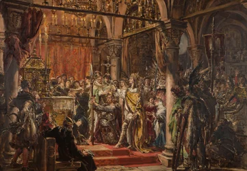 Couronnement du premier roi. An de grâce 1001