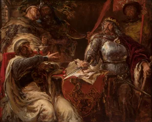 Le roi Władysław Łokietek rompt les négociations avec les chevaliers teutoniques