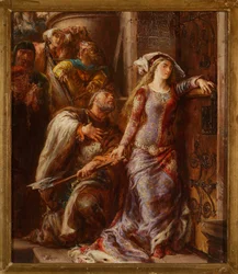 La reine Jadwiga et Dymitr de Goraj