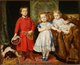 Portrait des trois enfants de l