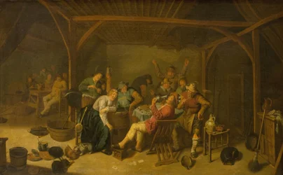 Le roi des fèves boit
