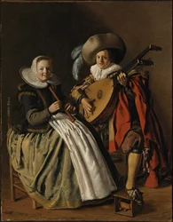 Le duo, vers 1629 (huile sur toile)