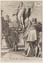 Apollon présidant les arts du gouvernement, extrait de Sept dieux planétaires