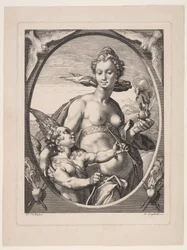 Vénus et Amor, de Trois dieux ou déesses païens