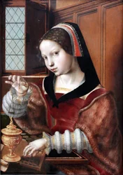 Allemand : Die Goldwägerin Femme pesant de l