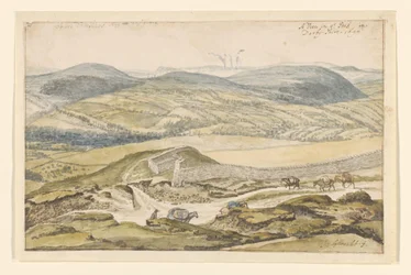 Vue sur les montagnes de High Peak dans le Derbyshire