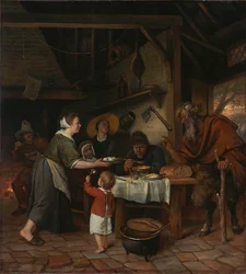 Le satyre et la famille paysanne