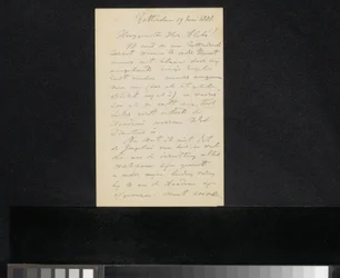 Lettre à August Allebé